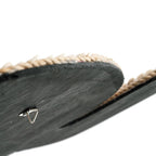 Spiegel kaurischelpen cactusvorm wit 40 x 38 cm voor hal of gastentoilet