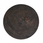 Salontafel massief hout Octo Chic, donker walnoot, 70 x 70 x 45 cm, voor de woonkamer