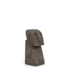Beeldje zandsteen handgesneden Sumba Steen #25, grijs – 11 x 5 x 4 cm, woonkamer