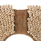 Decoratieobject schelpen op standaard Réunion, naturel – 40 x 10 x 48 cm, voor woonkamer, slaapkamer of gang