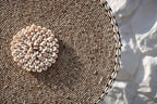 Decoratieobject schelp Guadeloupe op standaard, natuurwit – 10 x 40 x 55 cm, woonkamer