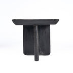 Salontafel mangohout Obsidian zwart, mat – 100 x 50 x 45 cm, woonkamer