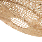 Hanglamp rotan handgeweven Wholly naturel Ø 60 cm, hoogte 32 cm voor slaapkamer en eettafel