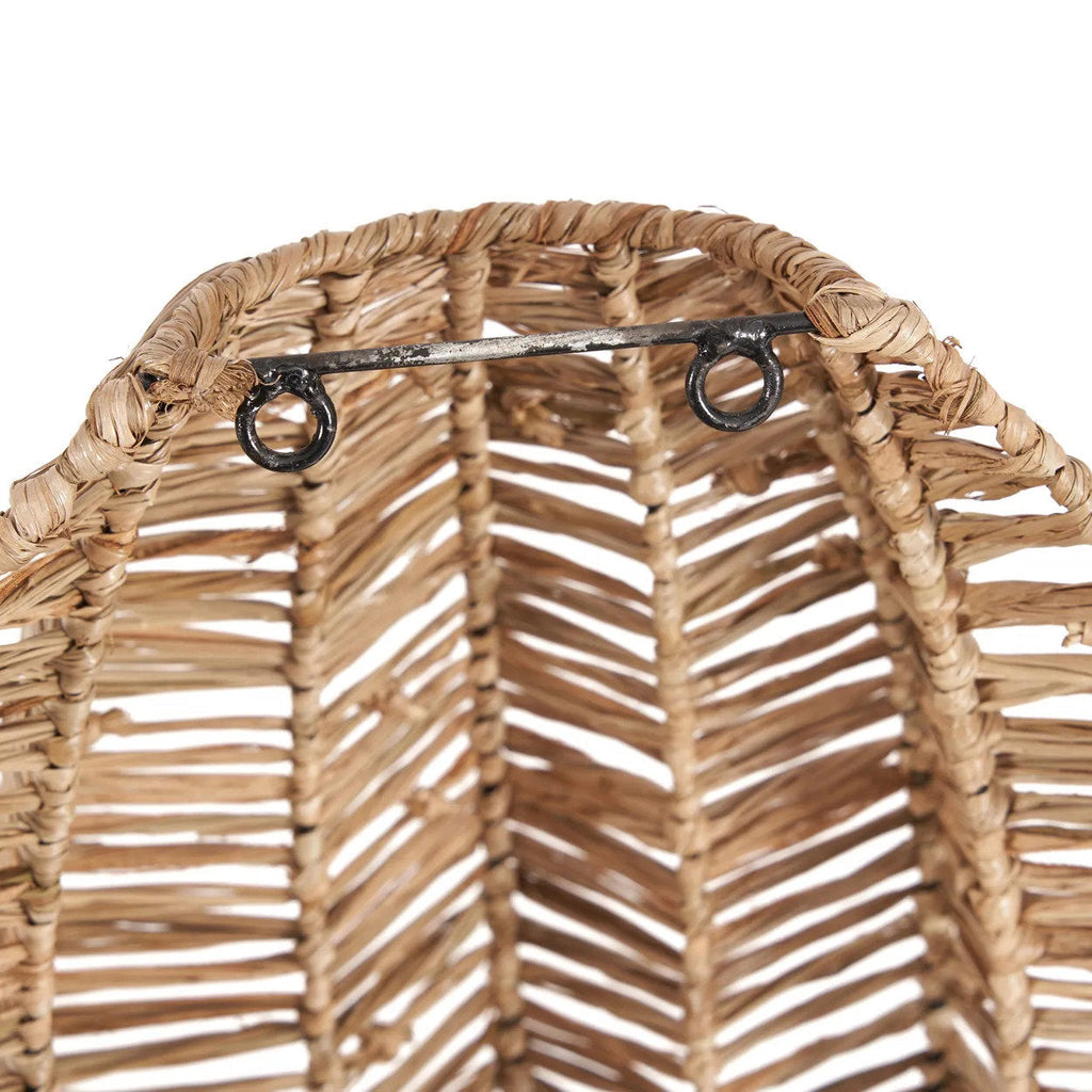 Lampenkap raffia naturel Avanti, voor wandlamp, 15 x 30 x 40 cm (b x l x h), zonder bedrading