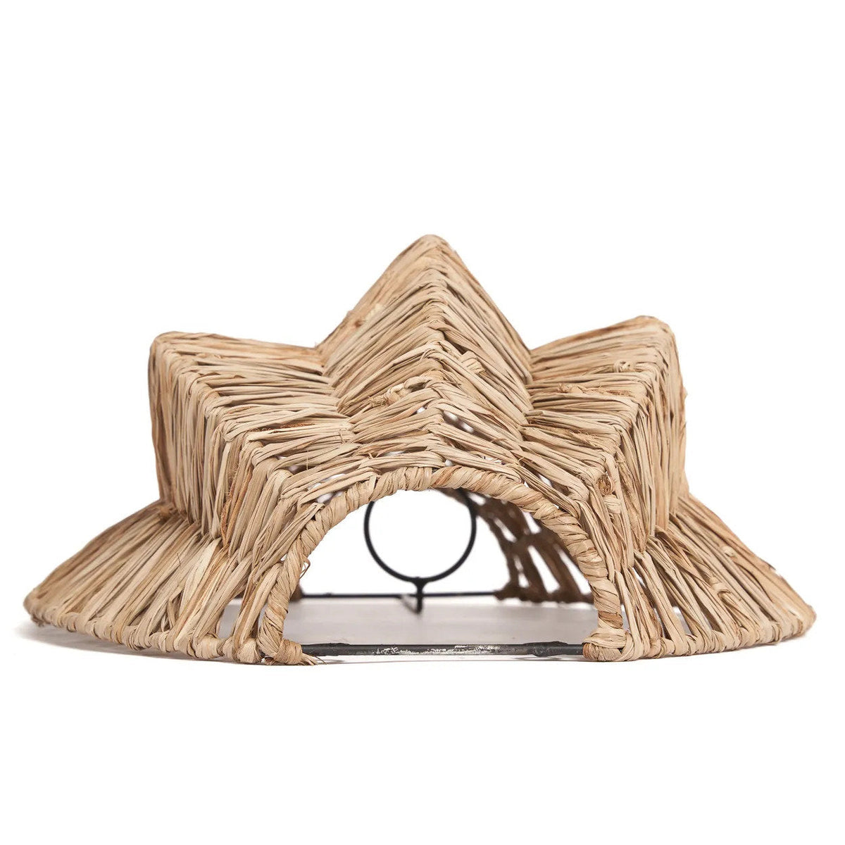 Lampenkap raffia naturel Avanti, voor wandlamp, 15 x 30 x 40 cm (b x l x h), zonder bedrading