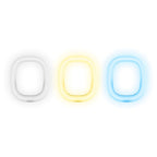 Ringlicht met statief dimbaar led aluminium zwart 90 cm, voor foto, video en livestreams