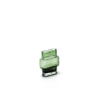 Vaas gerecycled glas Vintage Vert groen, handgemaakt – 13 x 7 x 15 cm, small