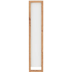 Schoenenkast wit eiken met drie fronten, 70 x 25 x 125 cm