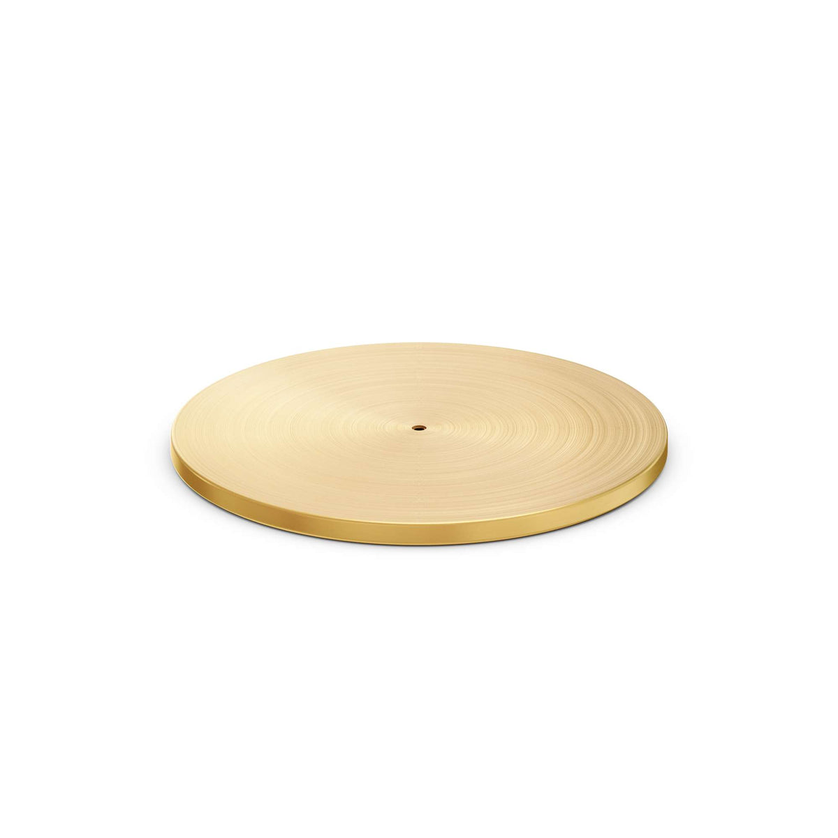 Grondplaat roestvrij staal Spin 90 goud Ø 19 cm, voor Spin tuinfakkel als tafelvuur