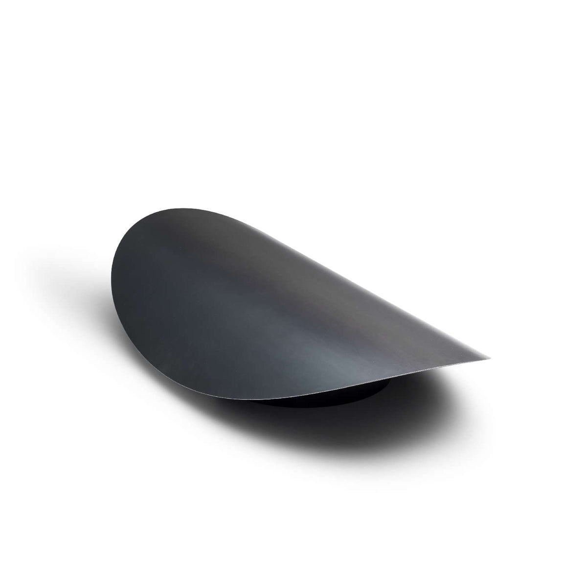 Vuurschaal Ellipse grijs, ovaal met losse kom op voet en los grillrooster, voor tuin en terras