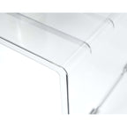 Voorraadkast organiser gerecycled kunststof transparant 34,3 x 25,4 x 15,2 cm, voor keukenkast