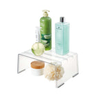 Voorraadkast organiser gerecycled kunststof transparant 34,3 x 25,4 x 15,2 cm, voor keukenkast