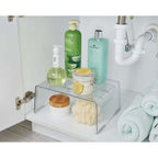 Voorraadkast organiser gerecycled kunststof transparant 34,3 x 25,4 x 15,2 cm, voor keukenkast
