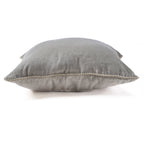 Kussenhoes fluweel Velvet Crush grijs 50 x 50 cm, voor woonkamer en zithoek