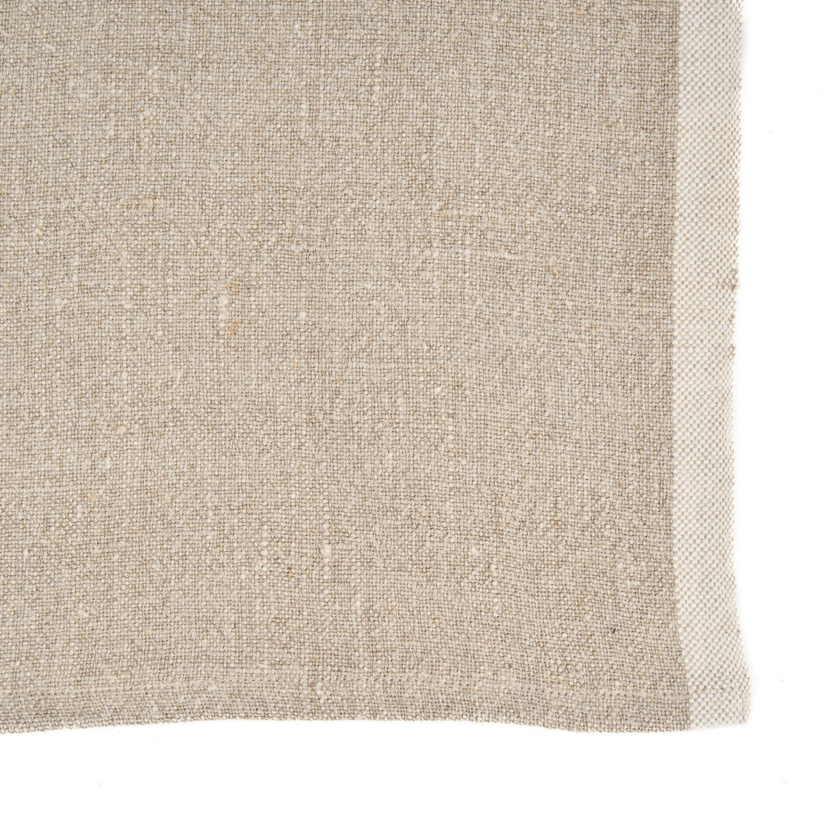 Keukendoek linnen The Linen Fish vismotief naturel wit 50 x 70 cm voor de keuken