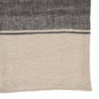 Keukendoek linnen Moody, naturel en zwart – 50 x 70 cm, voor de keuken