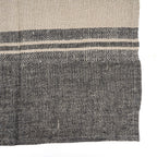 Keukendoek linnen Linen Dash naturel zwart gestreept 50 x 70 cm, voor de keuken