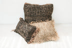 Kussenhoes katoen Oh My Gee, boho, zwart koper, 50 x 30 cm, voor woonkamer en slaapkamer