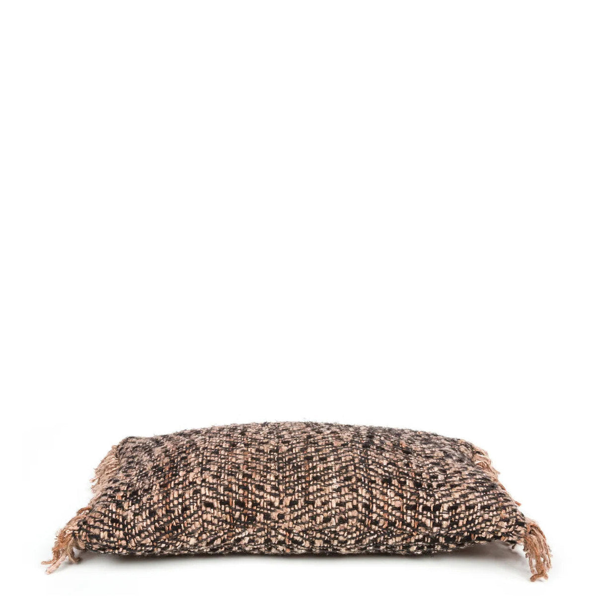 Kussenhoes katoen Oh My Gee, boho, zwart koper, 50 x 30 cm, voor woonkamer en slaapkamer