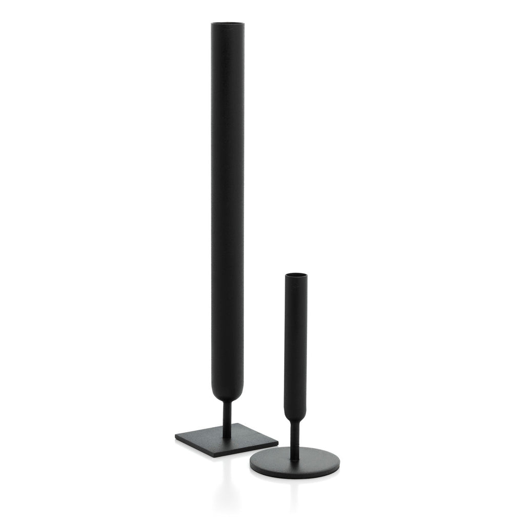 Vaas messing Miss Slimsy zwart XL – 9 x 9 x 50 cm, voor woonkamer
