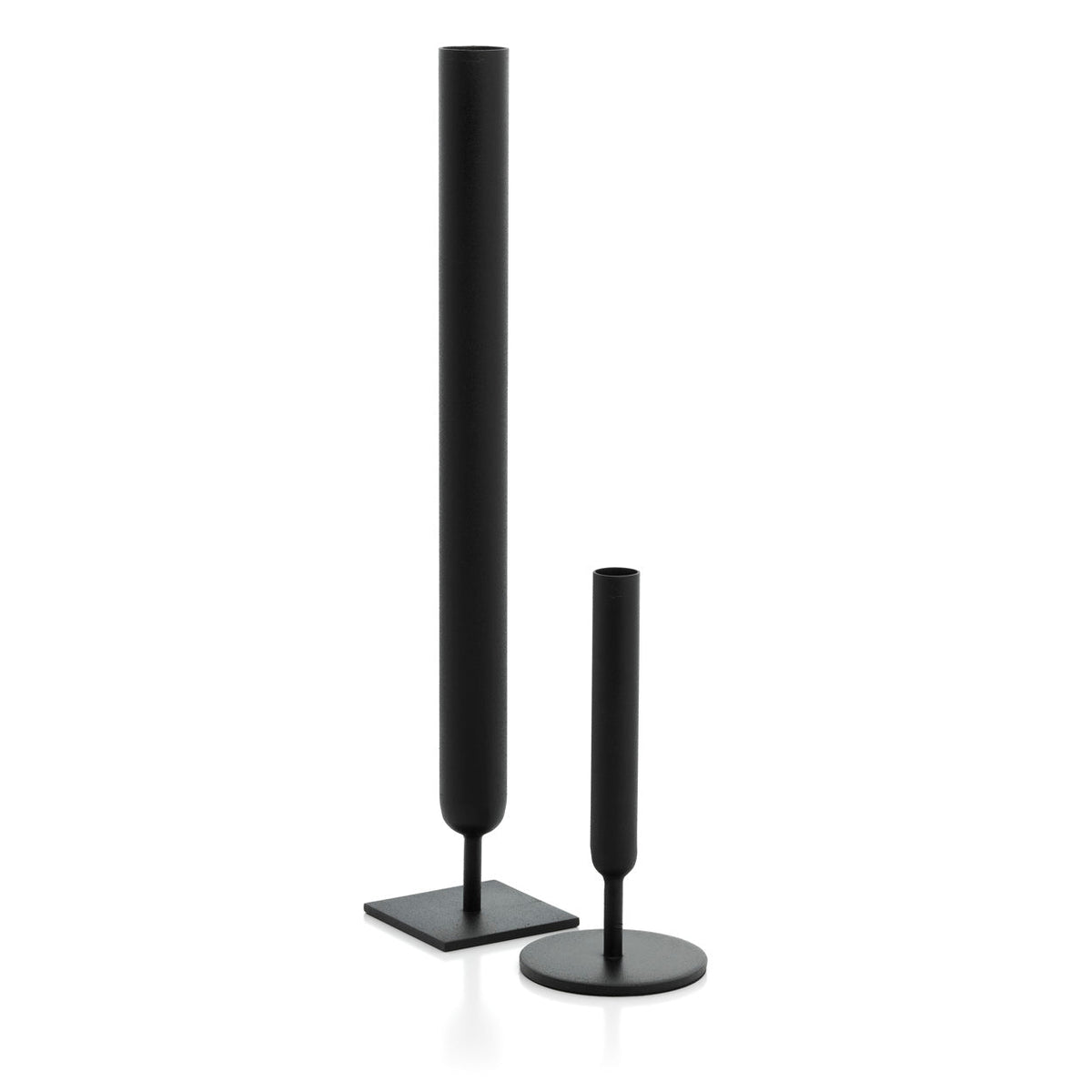 Vaas messing Miss Slimsy zwart XL – 9 x 9 x 50 cm, voor woonkamer
