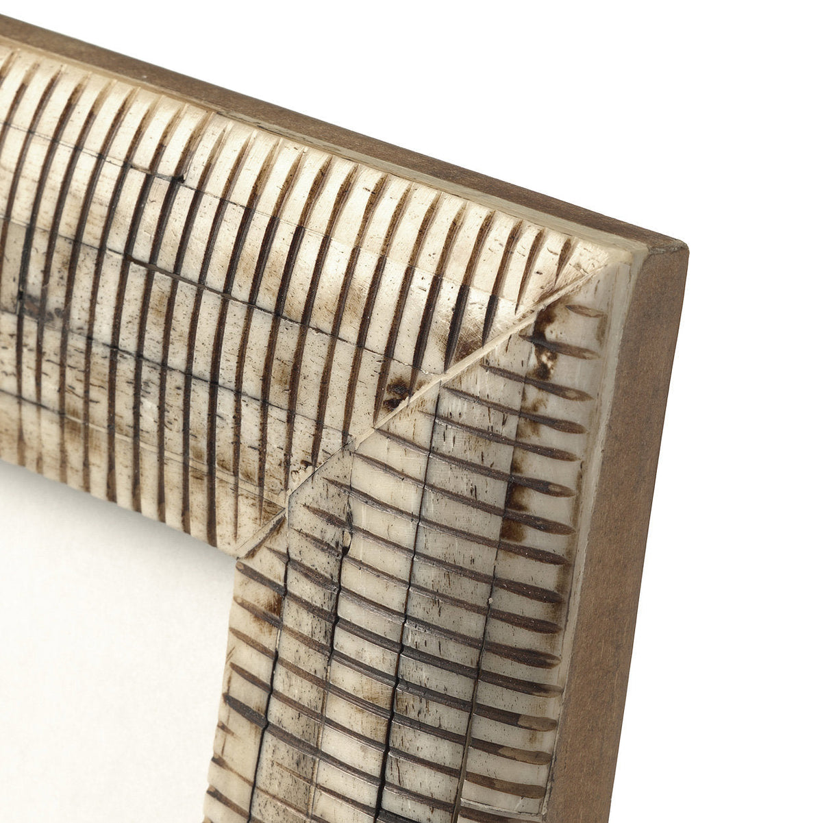 Fotolijst buffelbot Desert Weave antiek 13 x 18 cm, handgemaakt voor dressoir, plank of nachtkastje