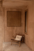 Kussenhoes linnen Linen Threads wit naturel 50 x 50 cm, handgemaakt voor bank en bed