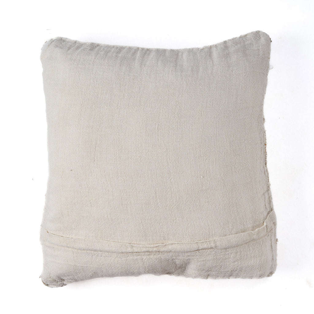 Kussenhoes linnen Linen Threads wit naturel 50 x 50 cm, handgemaakt voor bank en bed