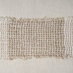 Kussenhoes linnen Linen Threads wit naturel 50 x 50 cm, handgemaakt voor bank en bed