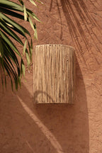 Wandlamp sisal Kohei naturel – 15 x 40 x 50 cm, voor hal, slaapkamer en woonkamer