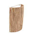 Wandlamp sisal Kohei naturel – 15 x 40 x 50 cm, voor hal, slaapkamer en woonkamer