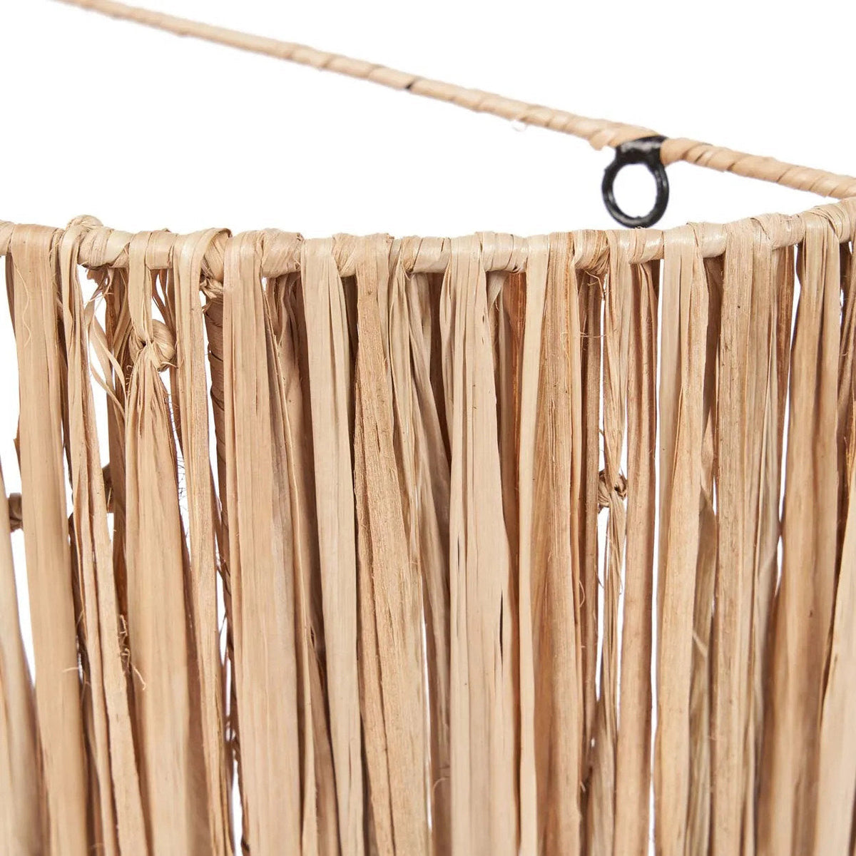Wandlamp sisal Kohei naturel – 15 x 40 x 50 cm, voor hal, slaapkamer en woonkamer