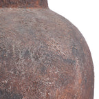 Vloervaas terracotta Volcanic bordeaux XXL, Ø 50 x 70 cm, handgemaakt voor woonkamer, hal of terras
