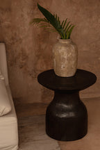 Vaas terracotta Clay Echo crème handgemaakt, medium – 20 x 20 x 30 cm voor bloemen en takken