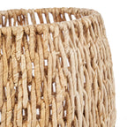 Mand bananenblad Louh Louh naturel, handgemaakt – Ø 39 x 36 cm, voor plaids, speelgoed of wasgoed