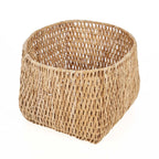 Mand bananenblad Louh Louh naturel XL, handgemaakt – 55 x 55 x 41 cm voor plaids, speelgoed en wasgoed