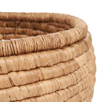 Mand bananenblad Sarvatah handgemaakt, naturel – Ø 60 x 29 cm voor woonkamer, badkamer en hal