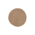Vloerkleed rond sisal Sizali naturel Ø 100 cm, handgemaakt voor woonkamer of slaapkamer