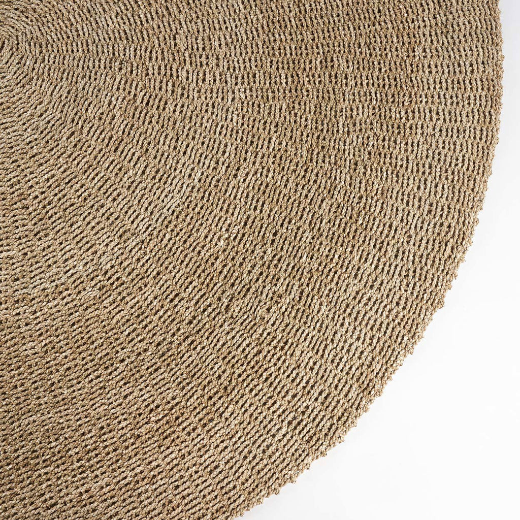 Vloerkleed rond sisal handgeweven naturel Ø 200 cm voor woonkamer