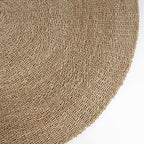 Vloerkleed rond sisal handgeweven naturel Ø 200 cm voor woonkamer