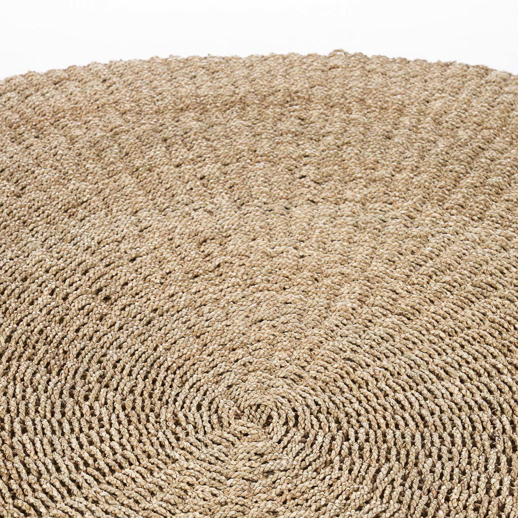 Vloerkleed rond sisal handgeweven naturel Ø 200 cm voor woonkamer