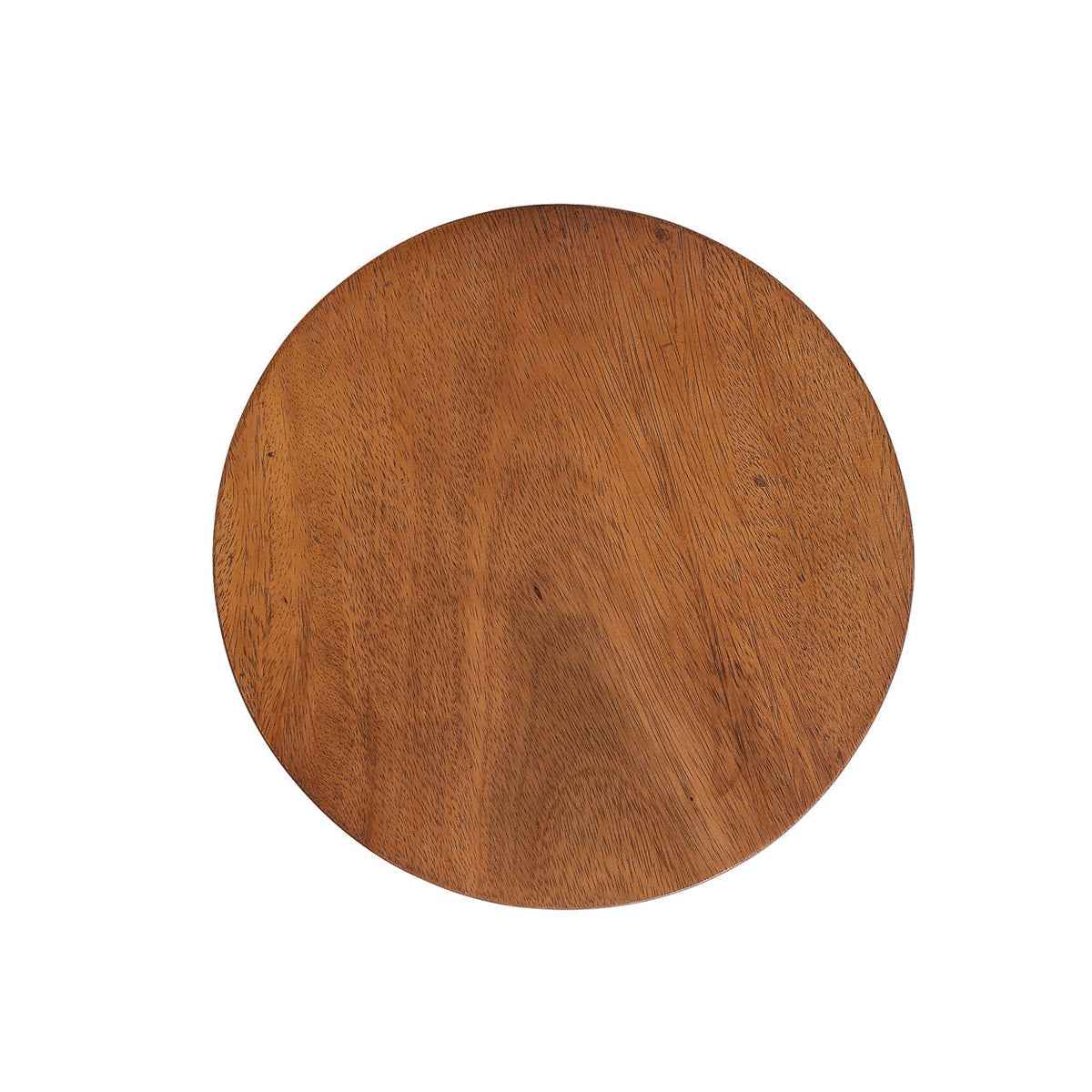 Bijzettafel suarhout Inti naturel, rond 30 x 30 cm, hoogte 45 cm voor woonkamer