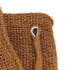 Schaduwdoek driehoekig kokosvezel handgevlochten Coco Shade, naturel 350 x 350 cm, voor tuin en terras