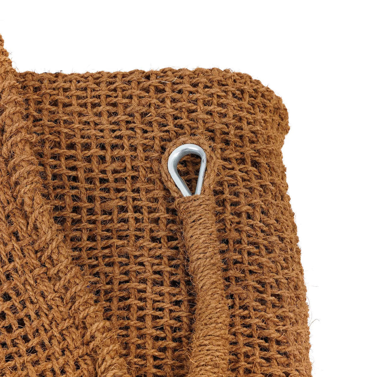 Schaduwdoek driehoekig kokosvezel handgevlochten Coco Shade, naturel 350 x 350 cm, voor tuin en terras