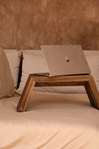 Bijzettafel teak Ashley Cocoon naturel 55 x 23 x 22 cm, laag model
