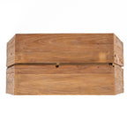Bijzettafel teak Ashley Cocoon naturel 55 x 23 x 22 cm, laag model