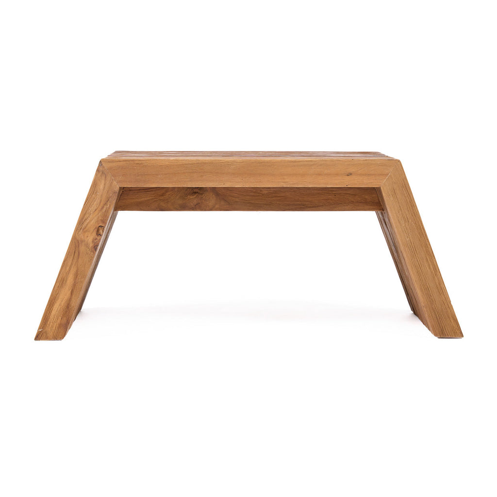Bijzettafel teak Ashley Cocoon naturel 55 x 23 x 22 cm, laag model