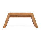 Bijzettafel teak Ashley Cocoon naturel 55 x 23 x 22 cm, laag model