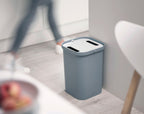 Recycleprullenbak GoRecycle blauw 2 x 7 L (14 L) met dubbel compartiment voor de keuken