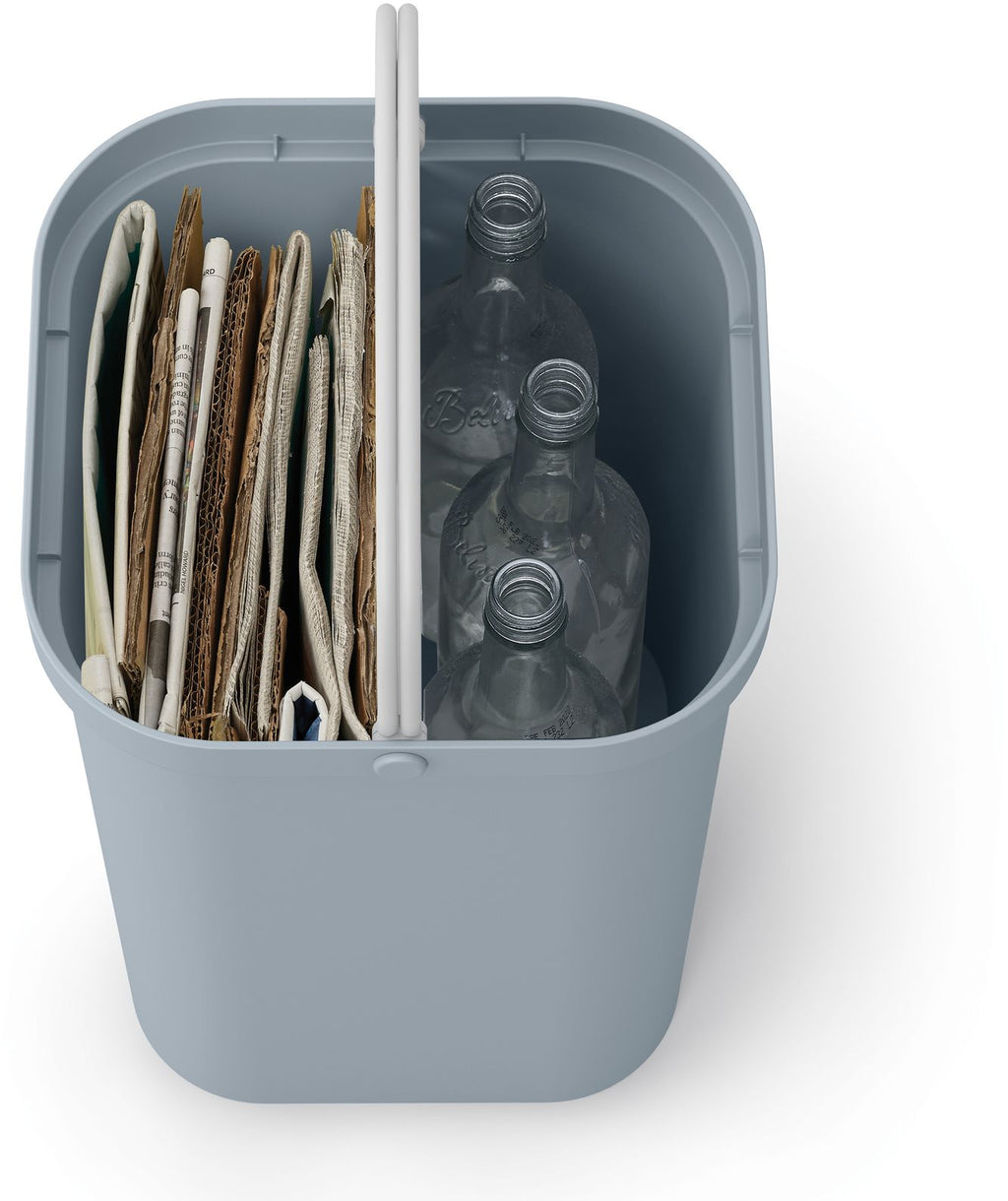 Recycleprullenbak GoRecycle blauw 2 x 7 L (14 L) met dubbel compartiment voor de keuken